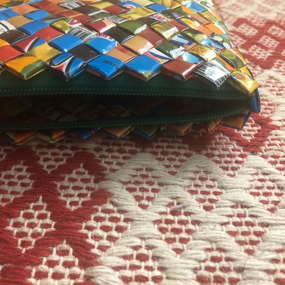 Upcycled African Cosmetics Pouch - Picture 5 of 6